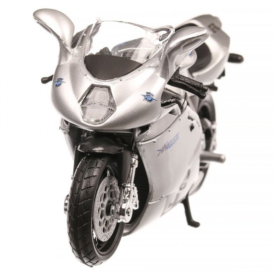 Machetă moto Bburago [1:18] - MV Agusta F4S 1+1 - Silver